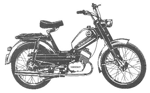 Zndapp-Ersatzteilliste Typ 447-110 ZR10